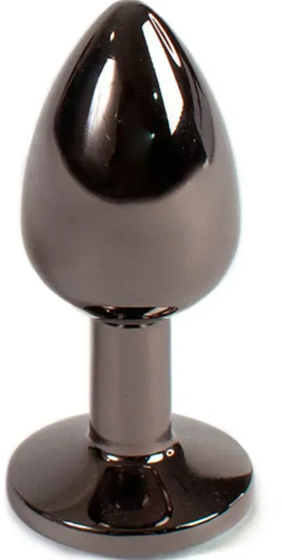 SECRETPLAY - GUNMETAL BUTT PLUG KLEINE GRÖSSE 7 CM