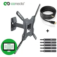 Conecto TV Wandhalterung für 32-55 Zoll (ca. 81-140cm) Flach
