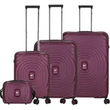 Von Cronshagen Kofferset 4tlg. Mogens S/M/L + Beautycase plum - 77