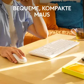 Logitech MK295 Silent Wireless Combo DE grauweiß