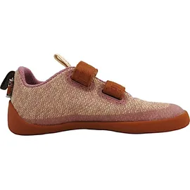 Affenzahn Halbschuh Knit Happy Katze Klettschuh Braun | Gr.: 25