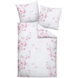 JANINE moments 98132 Floral Rosa 155 x 220 cm + 80 x 80 cm