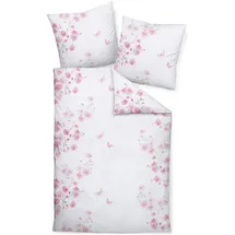 JANINE moments 98132 Floral Rosa 155 x 220 cm + 80 x 80 cm