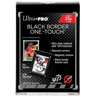 UltraPRO Sammelkarte Black Border - UV One Touch Magnetic Holder 23PT schwarz