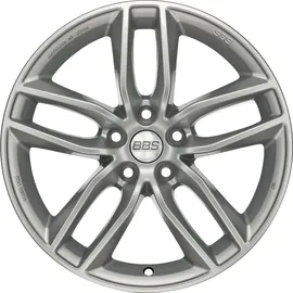 BBS SX 7,5 x 17 5 x 120 ET43 Silber