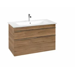 Villeroy & Boch Venticello Waschbeckenunterschrank mit 2 Auszügen | für Becken mittig | Breite 953 mm##Stone Oak A92601RK