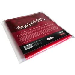 «SexMAX WetGAMES Sex-Laken» 180 x 220 cm, rotes Bettlaken (1 Stück) 1 St