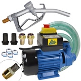 Dieselpumpe Heizölpumpe Biodiesel Profi-230V, JETZT MIT EXTRA-Ersparnis! 230V SELBSTSAUGENDE DIESELPUMPE - KRAFTSTOFFPUMPE Set mit Schlauch, Zapfpistole und QUALITATIV-HOCHWERTIGEM Zubehör