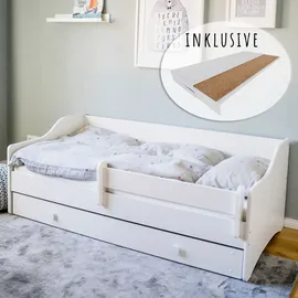 Kids Collective Jugendbett 80 x 180 cm Holz weiß