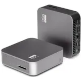 Concept International FUTURENUC NUC 14 Mini PC Intel Core Ultra 9 185H 32GB DDR5 RAM 1TB SSD WiFi 6E Win 11 Pro (1000 GB, 32 GB, Intel Core Ultra 9 185H, Intel Iris Graphics), PC, Grau, Silber