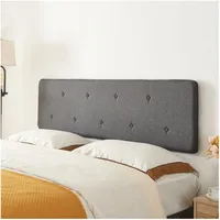 [en.casa] Kopfteil Tokke 180x48 cm Grau [en.casa]