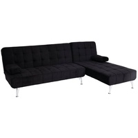 MCW Ecksofa MCW-K22, Liegefläche links/rechts schwarz