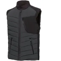 Winter-Steppweste "1832-801" Outdoor - L - anthrazit/schwarz