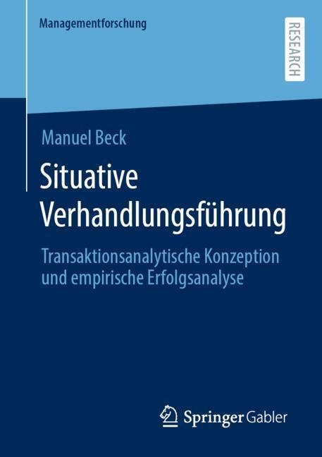 Situative Verhandlungsführung - Manuel Beck  Kartoniert (TB)