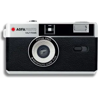 AgfaPhoto Reusable Half Frame Photo Camera, schwarz,