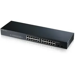 Zyxel GS1900-24 V2 Smart Managed Switch 24x Gigabit Ethernet, Layer 2, Rackmount, Lüfterlos