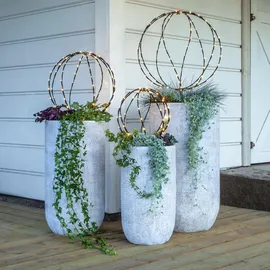 Star Trading LED-Kugel Sphere 104 LED warmweiß außen 50 schwarz