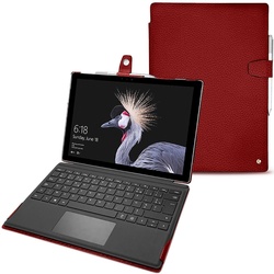 Noreve Lederschutzhülle (12.30″, Microsoft), Notebooktasche, Rot