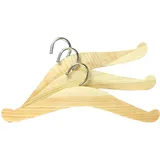 Heless 304 Puppenkleiderbügel, aus Holz, 3 Stück,