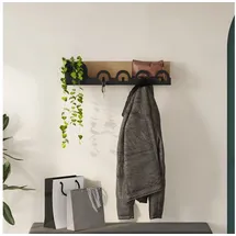 Livetastic Wandgarderobe Liora Eiche dunkel