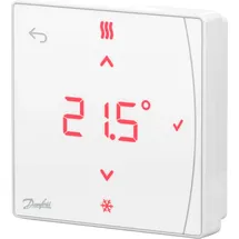 Danfoss Icon2 Zigbee Raumthermostat mit Display 5-35 Grad C Frostschutzfunktion