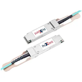 ProXtend PX-QSFP+BOA-00001-CI1 Netzwerkkabel Aqua 1 m, Transceiver, Türkis