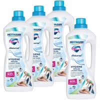 Heitmann Hygiene-Spüler Universal: Wäsche-Desinfektion – Desinfektionsspüler gegen Bakterien, Pilze, Viren - 4 x 1,25L im praktischen Vorteilspack