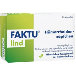 Faktu lind Hämorrhoidenzäpfchen 25 St