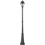 LINDBY Außenleuchte Edana, 211 cm, anthrazit, E27, IP44
