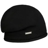 Seeberger Beanie Strickmütze Damenmütze Damen - Oversize Winter Herbst-Winter - One Size schwarz