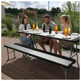 Novaterra Buffettisch Klappbar Rattan