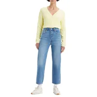Levi's Ribcage Straight Jeans in Dance Around Waschung-W25 /