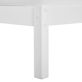 Beliani Vannes 140 x 200 cm Weiß
