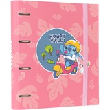 Grupo Erik Ringordner A4 Schmal 4 Ringe - Ordner A4 Schmal Premium Stitch Disney Ordner - Aktenordner 4 Ringe - A4 Ordner A4 Schmal - Ringbuch A4 Aktenordner A4 Büro Zubehör Schul Zubehör