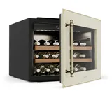 Klarstein Weinkühlschrank Vinsider Victoria 28 U, für 28 Standardflaschen á 0,75l,Wein Flaschenkühlschrank Weintemperierschrank Weinschrank Kühlschrank schwarz|weiß