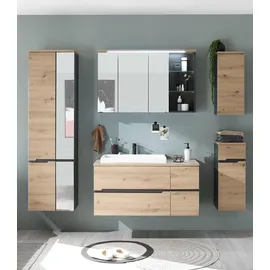 Die Möbelfundgrube Unterschrank Artisan Eiche Dekor - Grau 30 cm - MEMPHIS,