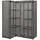 vidaXL Eckkleiderschrank Grau 130 x 87 x 169 cm