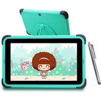 CWOWDEFU HD 8 Kids-Tablet, 8-Zoll-HD-Display, für Kinder von 3 bis 7 Jahren 32GB WLAN Kinder Tablets, Kleinkind Lerntabletten mit Stylus-Stift (Grün)