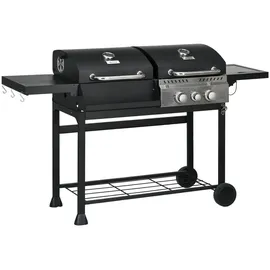 Outsunny Grillwagen schwarz