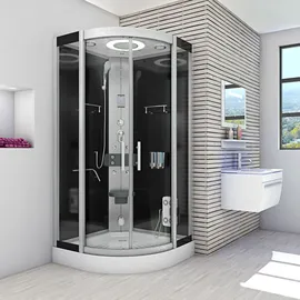AcquaVapore Duschkabine Dusche D58-03T0-EC Komplettdusche Fertigdusche 80x80 cm