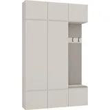Topeshop Garderobe HAGA III 2S1W Kaschmirbeige