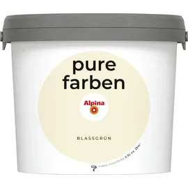 Alpina Pure Farben Blassgrün 2,5 l