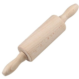 Zenker Teigrolle Mini – Hochwertige Backrolle aus Buchenholz, 230x45x45 mm, Perfekt für Backliebhaber, 2 Jahre Garantie, Holz