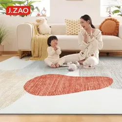 J.Zao Ultraweicher Kaschmir-Imitat-Teppich. modern. schlicht. vielseitig. rutschfest