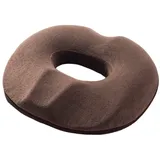 Surwin Donut Kissen Sitzkissen Orthopädisch, Sitzkissen Rund, Sitzkissen Bürostuhl, Hämorrhoiden Sitzkissen, Samt Sitzring Steißbein Entlastung für Rücken, Hüfte (One Size,Herren braun)