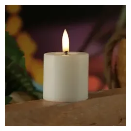 uYuni LED Mini Kerze Thea 4,5 cm weiß