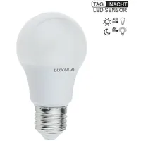 LUXULA LED Leuchtmittel mit Dämmerungs-Sensor, E27,