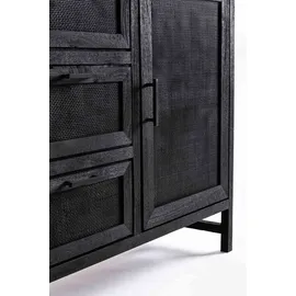 BIZZOTTO Sideboard Weston 150 x 90 x 40 cm Schwarz