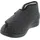 Fischer Markenschuh Klett-Hausschuh Schurwolle Grau 44