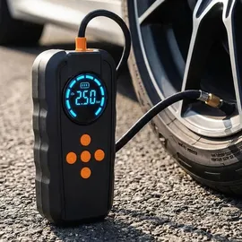 Avizar Auto-Starthilfe mit Kompressor & LED 6000 mAh Schwarz
